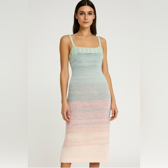 525 America Multi Color Knit Dress – Size S – NWT - Picture 1 of 16